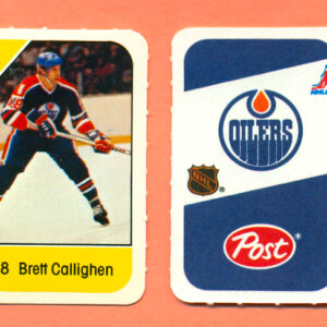 1982 Post Mini Cards #122-Brett Callighen