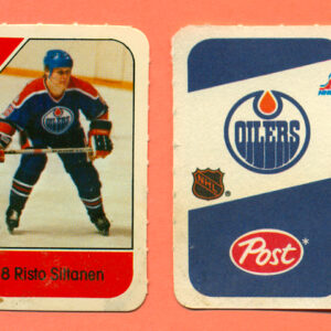 1982 Post Mini Cards #123-Risto Siltanen