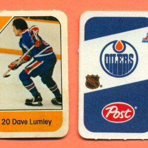 1982 Post Mini Cards #126-Dave Lumley