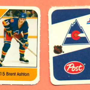 1982 Post Mini Cards #134-Brent Ashton