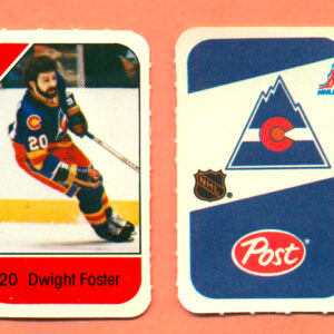 1982 Post Mini Cards #139-Dwight Foster