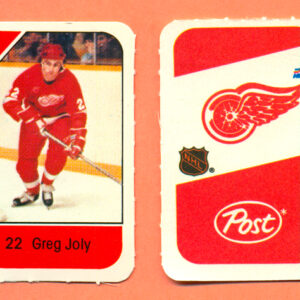 1982 Post Mini Cards #147-Greg Joly