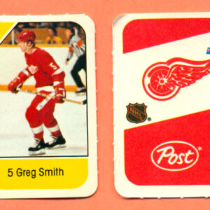 1982 Post Mini Cards #154-Greg Smith
