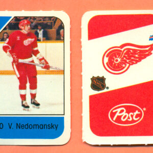 1982 Post Mini Cards #156-Vaclav Nedomansky