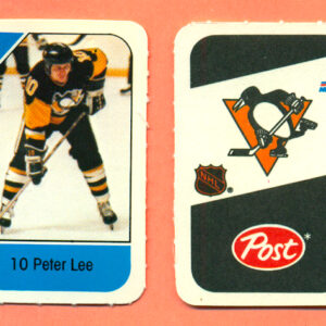 1982 Post Mini Cards #164-Peter Lee