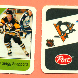 1982 Post Mini Cards #167-Gregg Sheppard