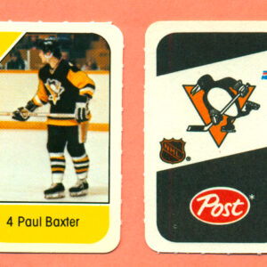 1982 Post Mini Cards #170-Paul Baxter