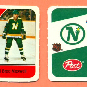 1982 Post Mini Cards #178-Brad Maxwell