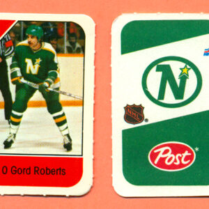 1982 Post Mini Cards #179-Gordie Roberts