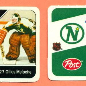 1982 Post Mini Cards #184-Gilles Meloche