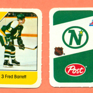 1982 Post Mini Cards #185-Fred Barrett