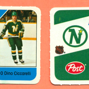 1982 Post Mini Cards #189-Dino Ciccarelli