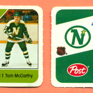 1982 Post Mini Cards #191-Tom McCarthy