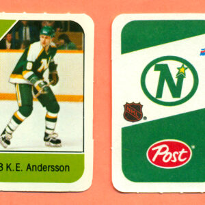1982 Post Mini Cards #192-K.E. Anderson