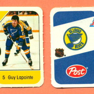 1982 Post Mini Cards #193-Guy Lapointe