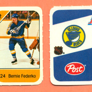 1982 Post Mini Cards #198-Bernie Federko