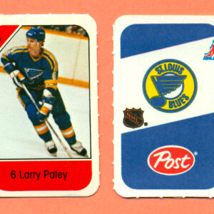 1982 Post Mini Cards #203-Larry Patey