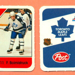 1982 Post Mini Cards #219-Frank Boimistruck