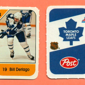 1982 Post Mini Cards #222-Bill Derlago