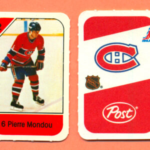 1982 Post Mini Cards #227-Pierre Mondou