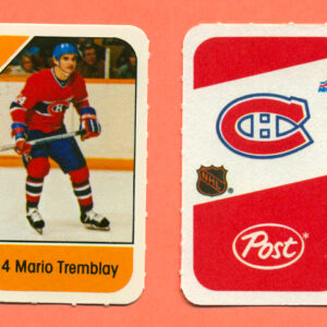 1982 Post Mini Cards #229-Mario Tremblay