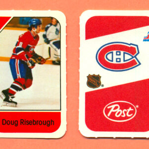 1982 Post Mini Cards #235-Doug Risebrough