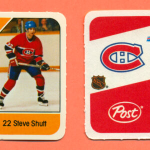 1982 Post Mini Cards #238-Steve Shutt
