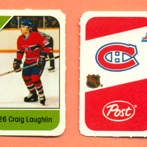 1982 Post Mini Cards #239-Craig Laughlin