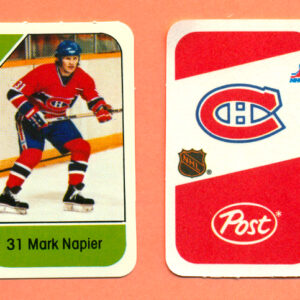 1982 Post Mini Cards #240-Mark Napier