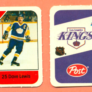 1982 Post Mini Cards #243-Dave Lewis