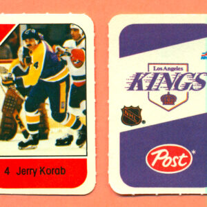 1982 Post Mini Cards #251-Jerry Korab