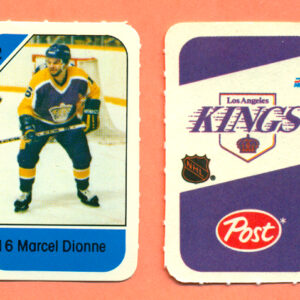 1982 Post Mini Cards #252-Marcel Dionne