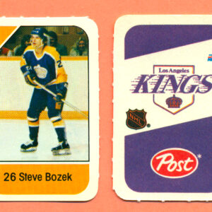 1982 Post Mini Cards #254-Steve Bozek