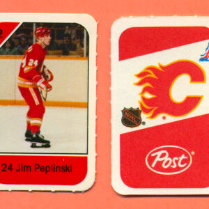 1982 Post Mini Cards #259-Jim Peplinski