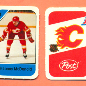 1982 Post Mini Cards #260-Lanny McDonald