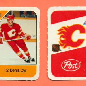 1982 Post Mini Cards #261-Denis Cyr