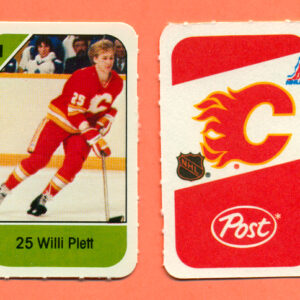 1982 Post Mini Cards #263-Willi  Plett