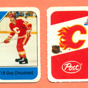 1982 Post Mini Cards #269-Guy Chouinard