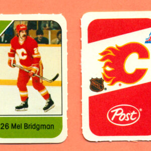 1982 Post Mini Cards #271-Mel Bridgman