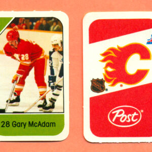 1982 Post Mini Cards #272-Gary McAdam