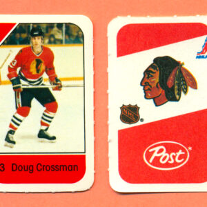 1982 Post Mini Cards #274-Doug Crossman