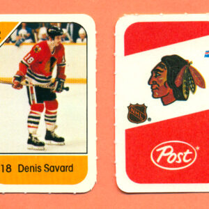 1982 Post Mini Cards #278-Denis Savard