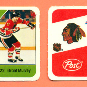 1982 Post Mini Cards #279-Grant Mulvey