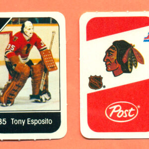 1982 Post Mini Cards #280-Tony Esposito