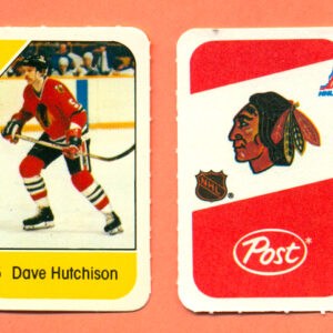 1982 Post Mini Cards #281-Dave Hutchinson