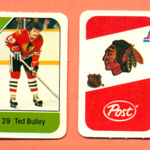 1982 Post Mini Cards #288-Ted Bulley