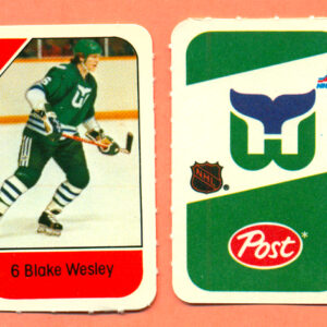 1982 Post Mini Cards #290-Blake Wesley