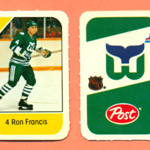 1982 Post Mini Cards #297-Ron Francis