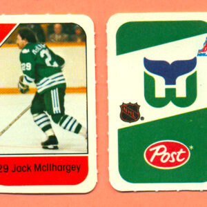 1982 Post Mini Cards #299-Jack Mcllhargey