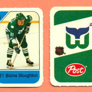 1982 Post Mini Cards #301-Blaine Stoughton